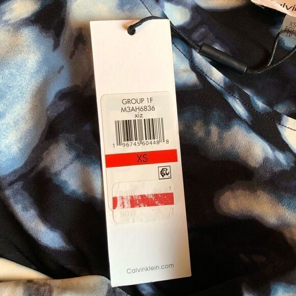 Calvin Klein - 🎉HP c 2 🎉 NWT - L Sz XS Everyday Crew Neck Chiffon Sleeve Blouse - Picture 11 of 14